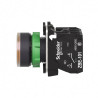 Harmony bt-pous lumineux orange Ø22 - impulsion - 24V - 1O+1F - XB5AW35B5 Schneider Electric
