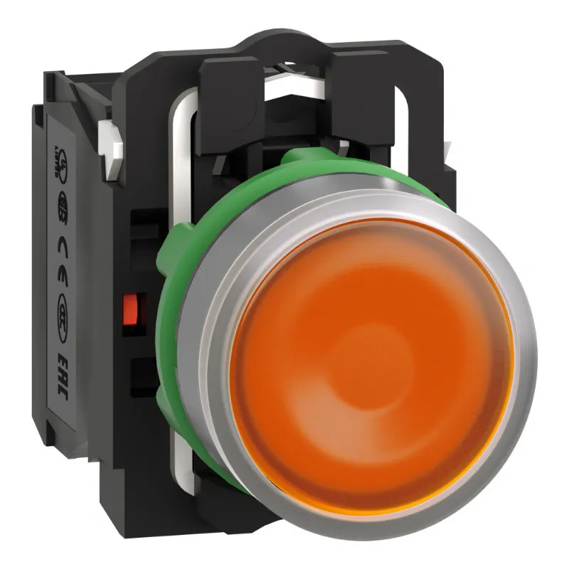 BP lumineux orange 1O+1F 24V - XB5AW35B5C0 Schneider Electric