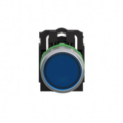 BP lumineux bleu 1O+1F 24V - XB5AW36B5C0 Schneider Electric