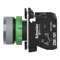 BP lumineux bleu 1O+1F 24V - XB5AW36B5C0 Schneider Electric