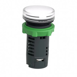 Harmony - voyant LED XB5 monolithique - blanc - 24V - XB5EVB1 Schneider Electric