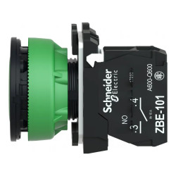 BP impuls flush vert 1F - XB5FA31 Schneider Electric