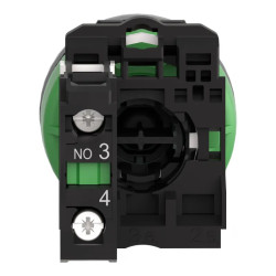 BP impuls Ø22 vert marqué 1F - XB5FA3311C0 Schneider Electric