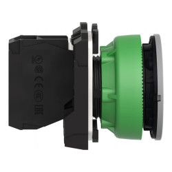 BP impuls Ø22 vert marqué 1F - XB5FA3311C0 Schneider Electric