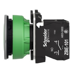 BP impuls Ø22 vert marqué 1F - XB5FA3311C0 Schneider Electric