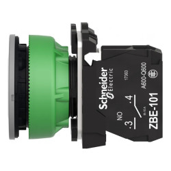 BP impuls Ø22 blanc marqué 1F - XB5FA3341C0 Schneider Electric