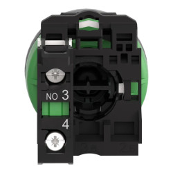 BP impuls flush Ø22 noir 1F - XB5FA3351C0 Schneider Electric