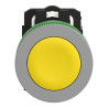 BP impuls flush Ø22 jaune 1F - XB5FA51C0 Schneider Electric