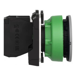 BP impuls flush Ø22 jaune 1F - XB5FA51C0 Schneider Electric