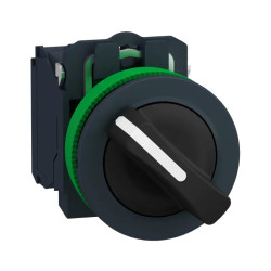 Harmony XB5 - bouton tournant à manette - flush - 2 pos fix - noir - 1F - XB5FD21 Schneider Electric