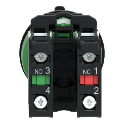 Harmony XB5 - bouton à clé 455 - flush - 3 pos fix - retr C - 2F - vis - XB5FG33 Schneider Electric