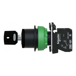 BT clé455 Atx gaz 2pos 1F - XB5FG61 Schneider Electric