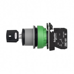 BT clé 455 Ø22 2 positions 1F - XB5FG61C0 Schneider Electric