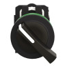 Harmony XB5 - bouton tournant à crosse - flush - 2 pos fix - noir - 1F - XB5FJ21 Schneider Electric