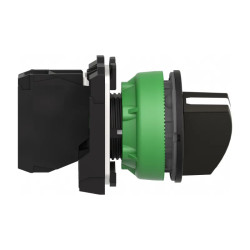 Harmony XB5 - bouton tournant à crosse - flush - 2 pos fix - noir - 1F - XB5FJ21 Schneider Electric