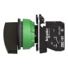 Harmony XB5 - bouton tournant à crosse - flush - 2 pos fix - noir - 1F - XB5FJ21 Schneider Electric