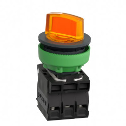 BT lum flush orange 1O+1F 230V - XB5FK125M5 Schneider Electric