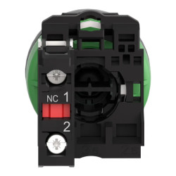 BP impuls flush dépas rouge 1O - XB5FL42C0 Schneider Electric