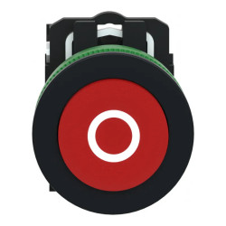 BP impuls flush dépas rouge 1O - XB5FL4322 Schneider Electric