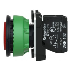 BP impuls flush dépas rouge 1O - XB5FL4322 Schneider Electric