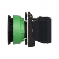 Harmony XB5 - voyant lumineux DEL - flush - blanc - 24V - vis étrier - XB5FVB1 Schneider Electric