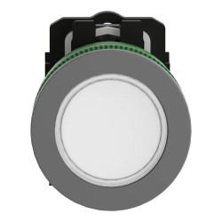 voyant DEL Ø22 flush blanc 24V - XB5FVB1C0 Schneider Electric