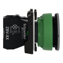 voyant DEL Ø22 flush blanc 24V - XB5FVB1C0 Schneider Electric