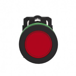 Harmony XB5 - voyant lumineux DEL - flush - rouge - 24V - vis étrier - XB5FVB4 Schneider Electric