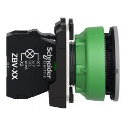 voyant DEL Ø22 flush rouge 24V - XB5FVB4C0 Schneider Electric