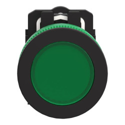 Harmony XB5 - voyant lumineux DEL - flush - vert - 120V - vis étrier - XB5FVG3 Schneider Electric