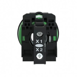 Harmony XB5 - voyant lumineux DEL - flush - blanc - 230V - vis étrier - XB5FVM1 Schneider Electric