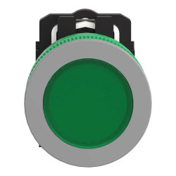 voyant DEL flush vert 230V - XB5FVM3C0 Schneider Electric