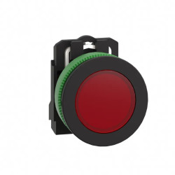 Harmony XB5 - voyant lumineux DEL - flush - rouge - 230V - vis étrier - XB5FVM4 Schneider Electric