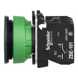 BP lum flush blanc 1O+1F 24V - XB5FW31B5 Schneider Electric