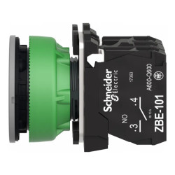 BP lum flush rouge 1O+1F 24V - XB5FW34B5C0 Schneider Electric