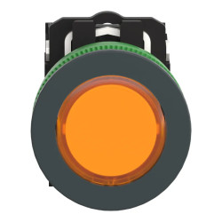 BP lum flush orange 1O+1F 24V - XB5FW35B5 Schneider Electric