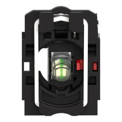 Harmony corps de bouton lumineux - Ø22 - LED Universelle intégrée 1O - ZB5AW0B12 Schneider Electric