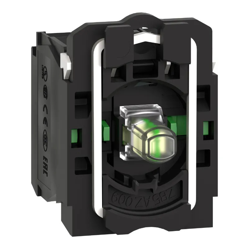 Harmony corps de bouton lumineux - Ø22 - LED Universelle intégrée 2F - ZB5AW0M13 Schneider Electric