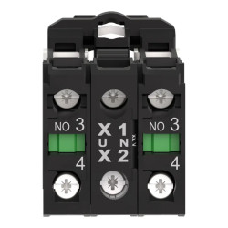 Harmony corps de bouton lumineux - Ø22 - LED Universelle intégrée 2F - ZB5AW0M13 Schneider Electric