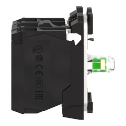 Harmony corps de bouton lumineux - Ø22 - LED Universelle intégrée 2F - ZB5AW0M13 Schneider Electric