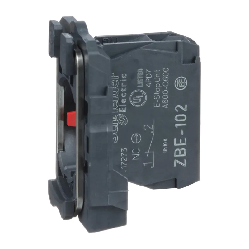 Harmony XB5 - corps de bouton - 1O - raccordement vis-étrier - ZB5AZ102 Schneider Electric