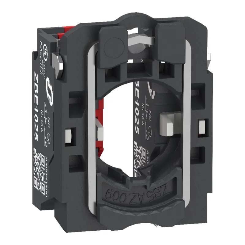 Harmony XB5 - corps de bouton - 2O - raccordement bornes push in - ZB5AZ1045 Schneider Electric