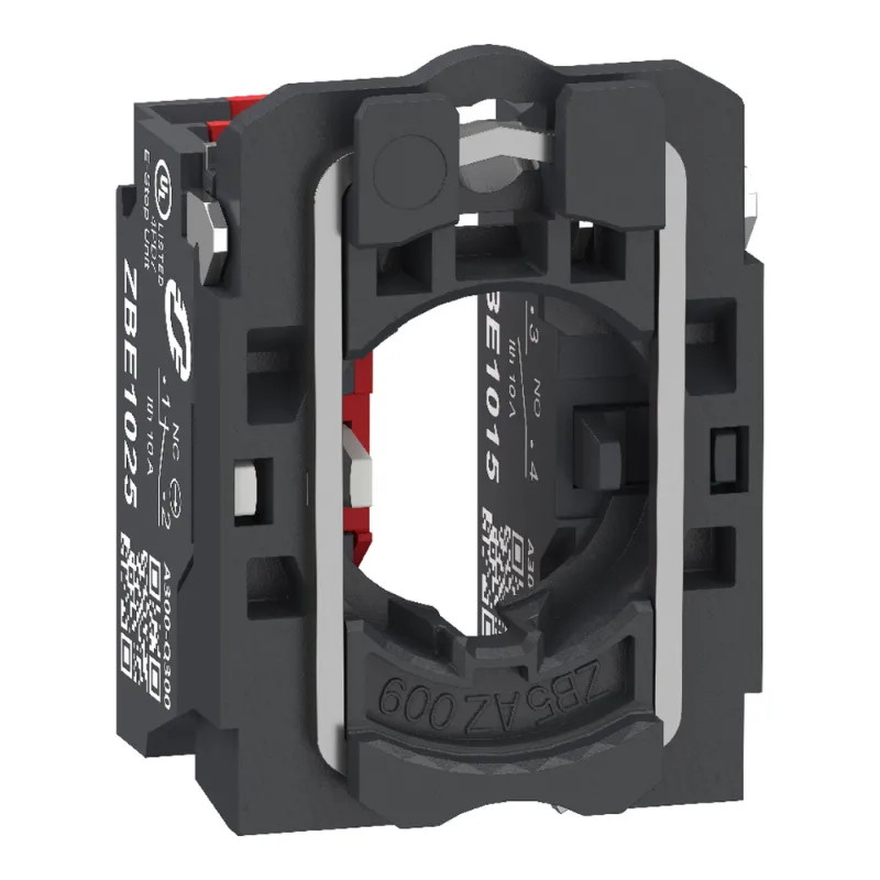 Harmony XB5 - corps de bouton - 1O+1F - raccordement bornes push in - ZB5AZ1055 Schneider Electric