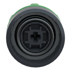 Harmony XB5 - tête bouton poussoir - affleurant - Ø22 - sans capsule - ZB5AA0 Schneider Electric
