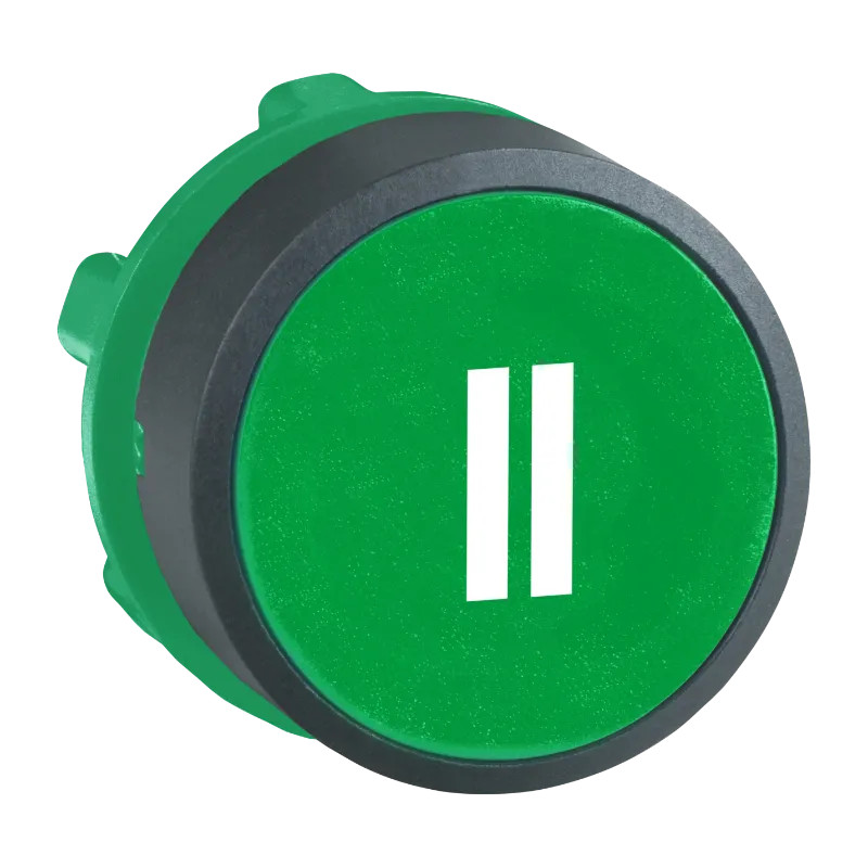 Harmony tête de bouton poussoir - Ø22 - vert - II - ZB5AA336 Schneider Electric