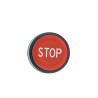 Harmony tête de bouton poussoir - Ø22 - rouge - STOP - ZB5AA434 Schneider Electric