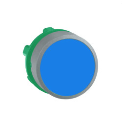 tête bouton poussoir Ø22 bleu - ZB5AA6C0 Schneider Electric