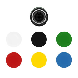 Harmony tête de bouton poussoir - Ø22 - choix de 6 couleurs - ZB5AA9 Schneider Electric