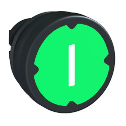 Harmony tête de BP Ø37 IP69K - Ø22 - vert - avec marquage - ZB5AC38023 Schneider Electric