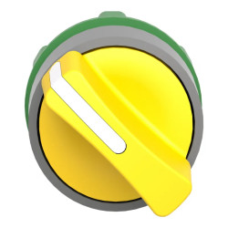 tête BT 2 positions fixe jaune - ZB5AD205C0 Schneider Electric